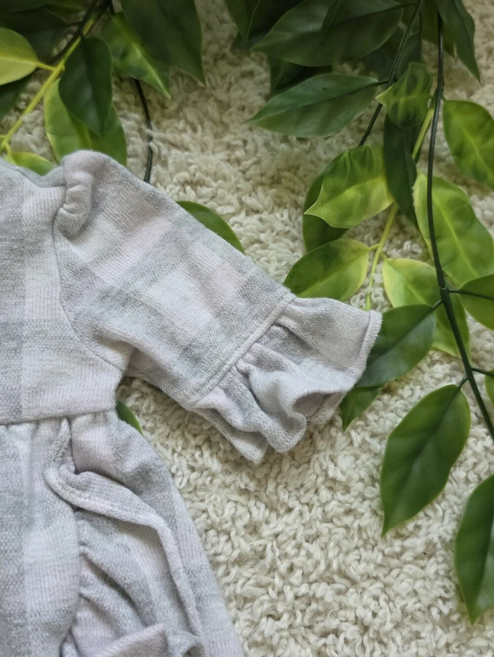 Baby Girl Ruffled Plaid Dress (6-12 Months)